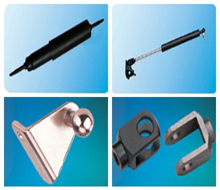 Gas spring and accessories